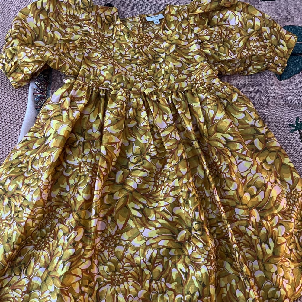 Kika Vargas yellow dress; size medium, worn once
